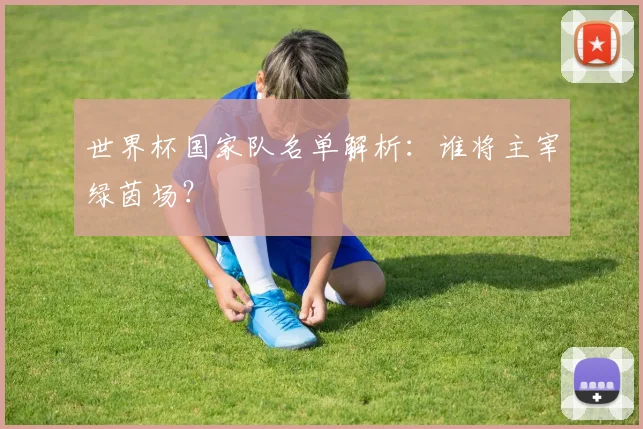 世界杯国家队名单解析：谁将主宰绿茵场？